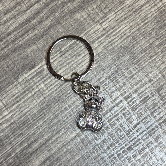 🌹5 for $25🌹Sparkling Silver Bear Keychain - Picture 7 of 7